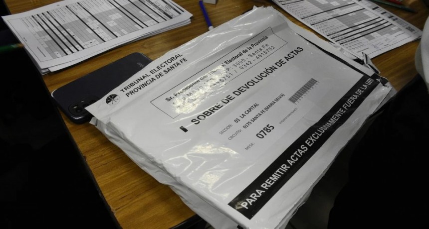 Como sigue el escrutinio de las PASO de Santa Fe