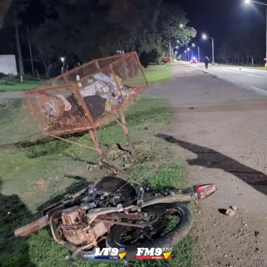 Accidente de motos en Ceres: falleció un joven de 22 años, un adolescente está internado en el Alassia y otro en el Cullen