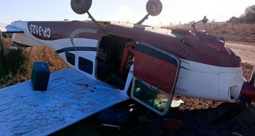 Bolivia: detuvieron al dueño y al piloto del avión que cayó con cocaína en Chaco