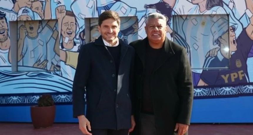 Pullaro se reunió con Chiqui Tapia en el predio de la AFA