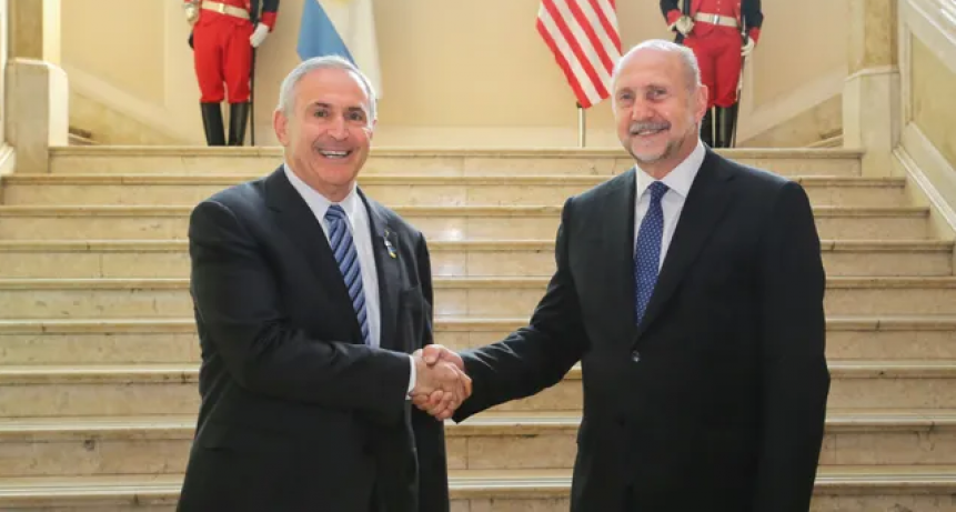 El gobernador Omar Perotti recibió al embajador de Estados Unidos, Marc Stanley
