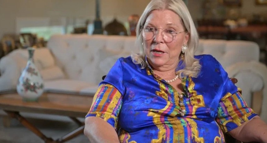 Elisa Carrió: “Me piden un retiro digno, pero mi dignidad es resistir hasta que me muera”