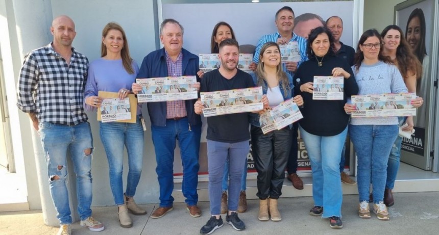 El Senador Michlig y el Diputado González acompañaron a los precandidatos a Diputados Nacionales