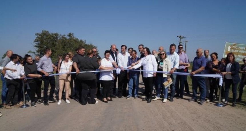 Perotti inauguró el Camino de la Ruralidad del distrito Barros Pazos de Reconquista 