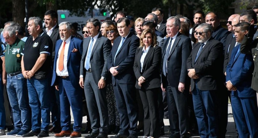 Zamora encabez&oacute; el acto en homenaje al Gral. Jos&eacute; de San Mart&iacute;n