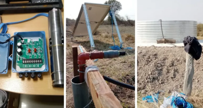 Instalan bombas solares para ganaderos en Garabato