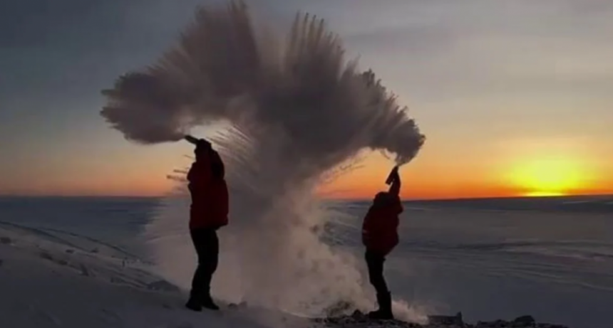 Comprobado en la Antártida: ¡el agua caliente se congela más rápido que la fría!