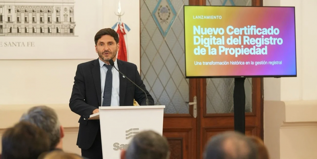 Santa Fe digitaliza completamente el Certificado del Registro de la Propiedad