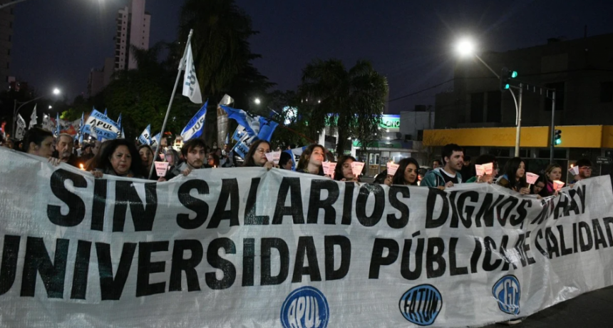 Se viene una semana de paro de la docencia universitaria: del 11 al 17 de agosto