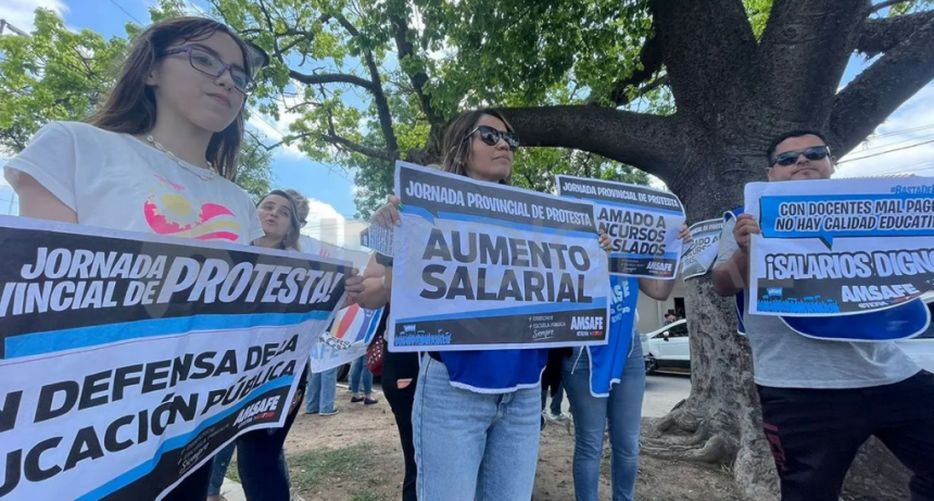Paritaria docente en Santa Fe: Amsafé rechazó la propuesta y lanzó un plan de lucha sin paros