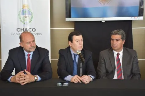 Tostado: Perotti, Capitanich, Manzur, De Pedro, Zamora y Katopodis se reunieron por los Bajos Submeridionales