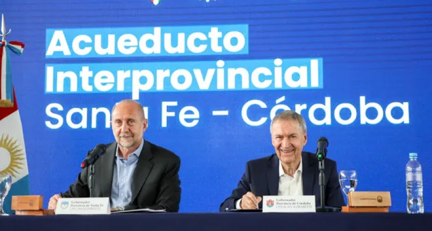 Confirmaron el llamado a licitación para la construcción del acueducto Santa Fe – Córdoba