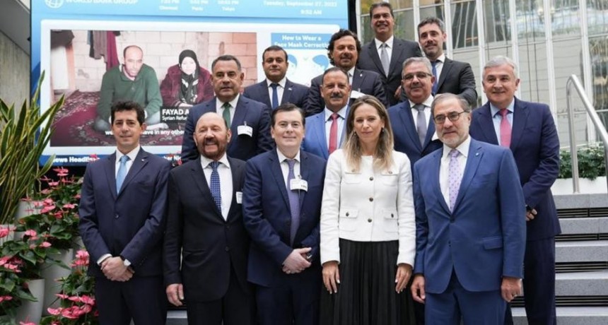 Gobernadores del Norte Grande se reunieron en Washington con directivos del Banco Mundial