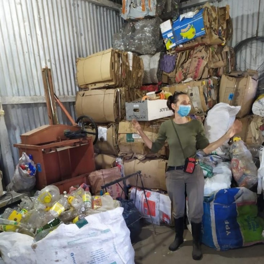 Una cooperativa de Candioti reutiliza el 75% de los residuos que se generan en la localidad