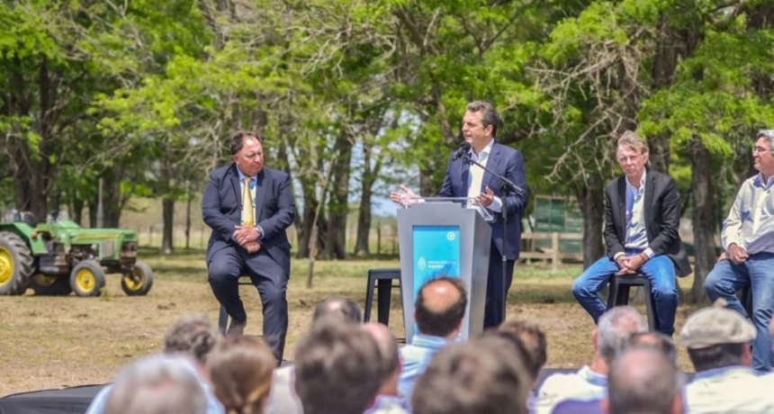 Massa hará anuncios para la lechería desde Santa Fe