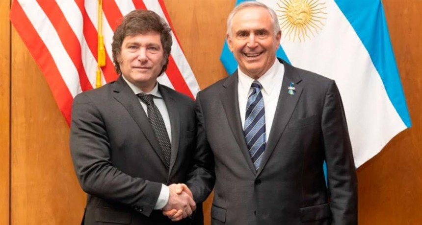 Javier Milei se reunió con el embajador de Estados Unidos: 