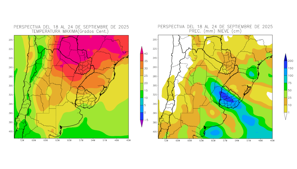 La primavera llega con focos de calor intenso y lluvias en gran parte del centro y este del país