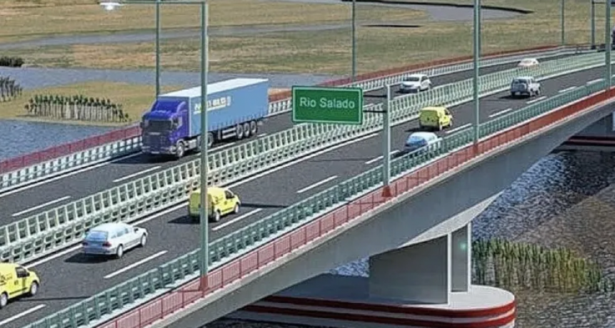 Avanza la construcción del nuevo Puente Carretero entre Santa Fe y Santo Tomé