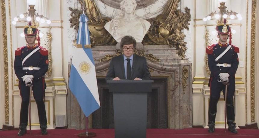 Sin alusiones al agro, Milei presentó el Presupuesto 2026 y ratificó que “el equilibrio fiscal es innegociable”