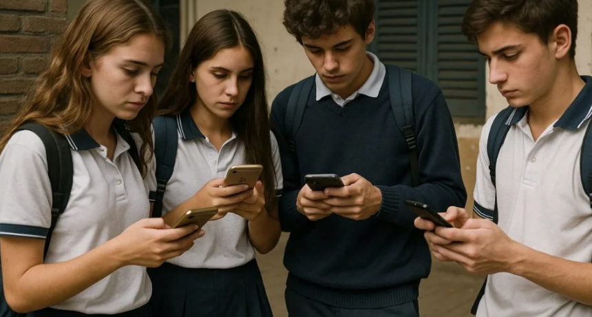Santa Fe prepara un nuevo marco normativo para limitar el uso de los celulares en las aulas