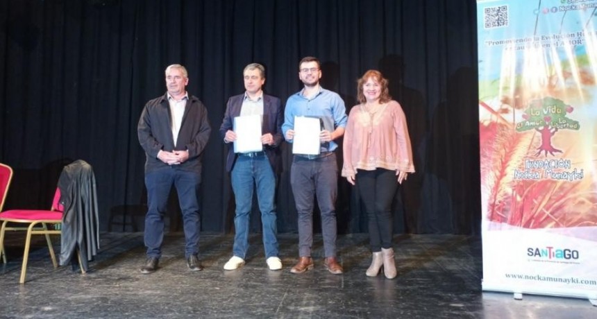 La ciudad de Bandera y Nocka Munayki firmaron un convenio de trabajo conjunto