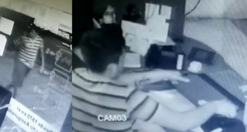 A metros del ministerio de Seguridad, un delincuente robó en una compañía de seguro