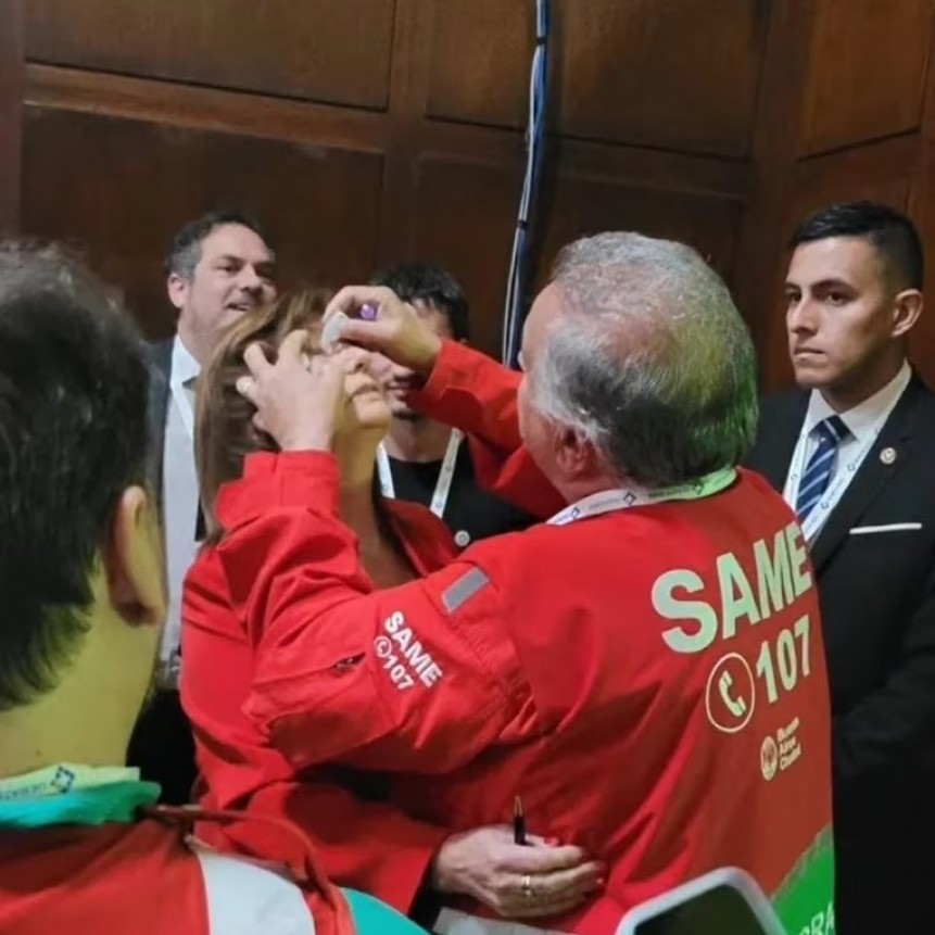 Patricia Bullrich fue atendida luego del debate: qué le pasó 