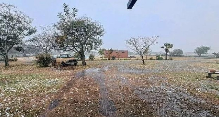 Cayó granizo de la forma de una pelota de tenis en Helvecia