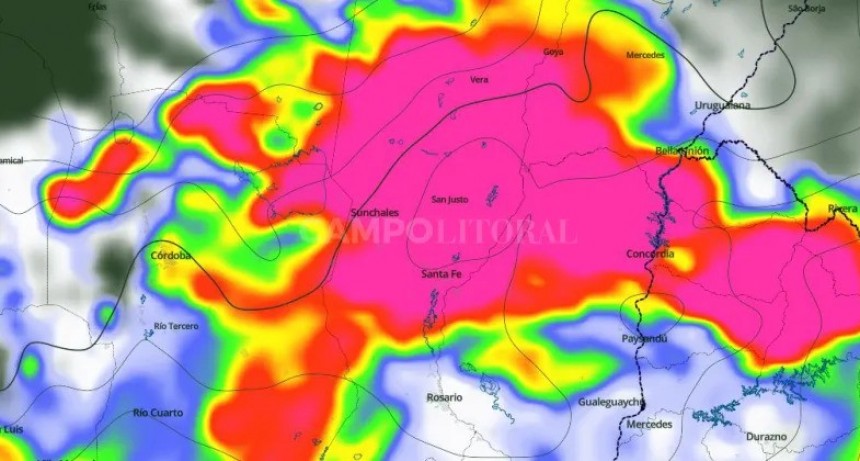El próximo frente de tormentas pondría fin a un ciclo de 3 años