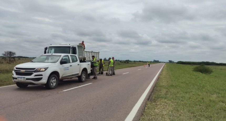 TRABAJOS DE CONSERVACIÓN SOBRE RN 95 ENTRE TOSTADO Y GATO COLORADO