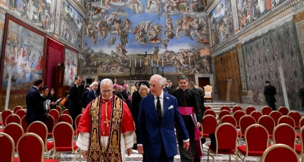 Por primera vez en cinco siglos, el Papa y el rey de Inglaterra rezaron juntos