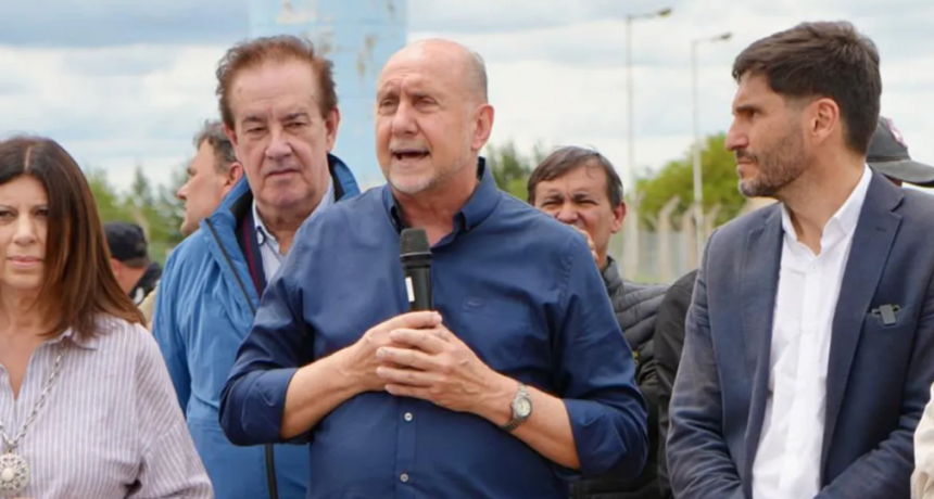 Omar Perotti en la inauguraci&oacute;n de la ruta provincial 3: "Las obras estrat&eacute;gicas deben trascender los gobiernos"
