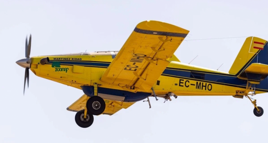 Santa Fe suma un avión hidrante para emergencias con el fuego