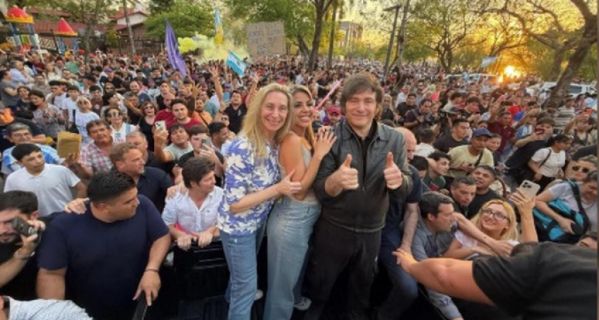 Milei recorrió Corrientes junto a Virginia Gallardo: “No aflojen