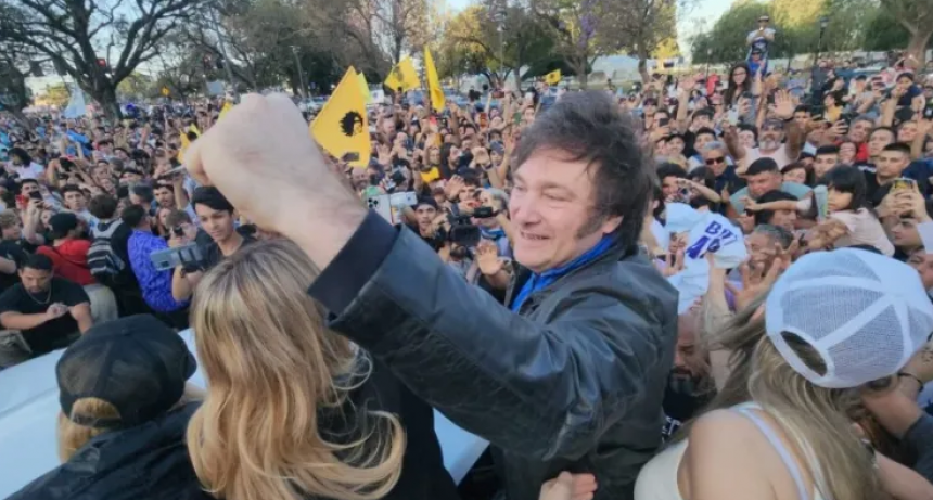 Javier Milei cierra la campaña en Rosario el 23 de octubre