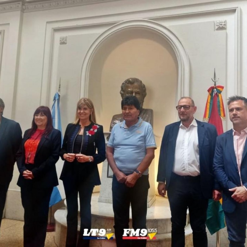 Alejandra Rodenas recibió a Evo Morales en la Casa Gris 