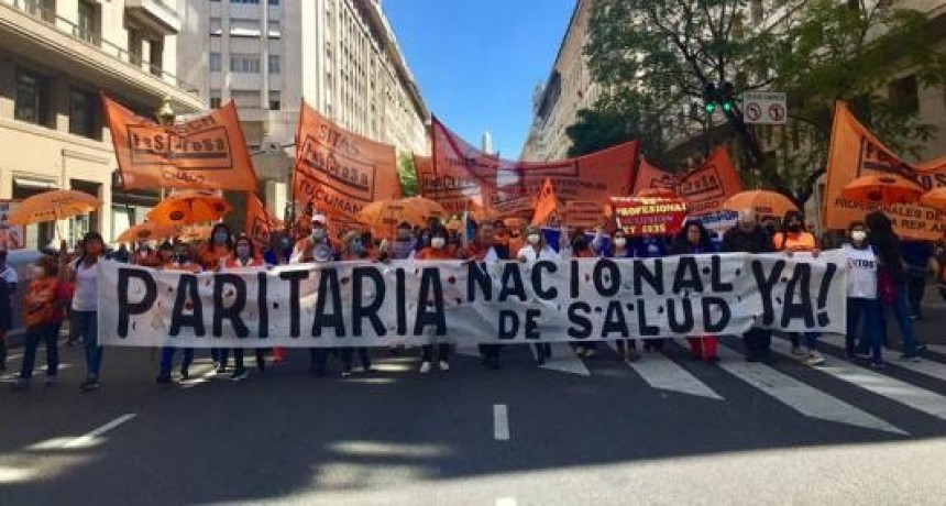 Paro de profesionales de la Salud: 