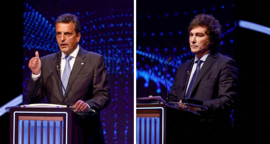 Debate presidencial 2023: Sergio Massa y Javier Milei se preparan con estrategias definidas para sumar votos de cara al balotaje 