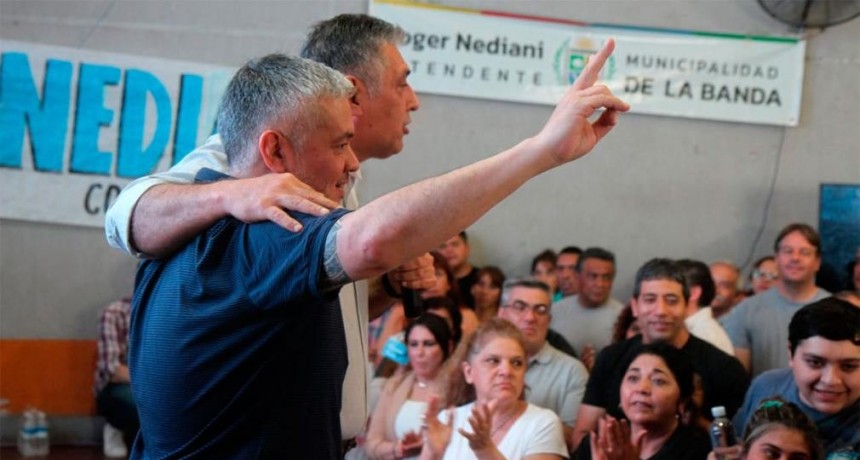 Dirigentes nacionales participaron en el plenario en apoyo a Sergio Masa que se realizó en La Banda