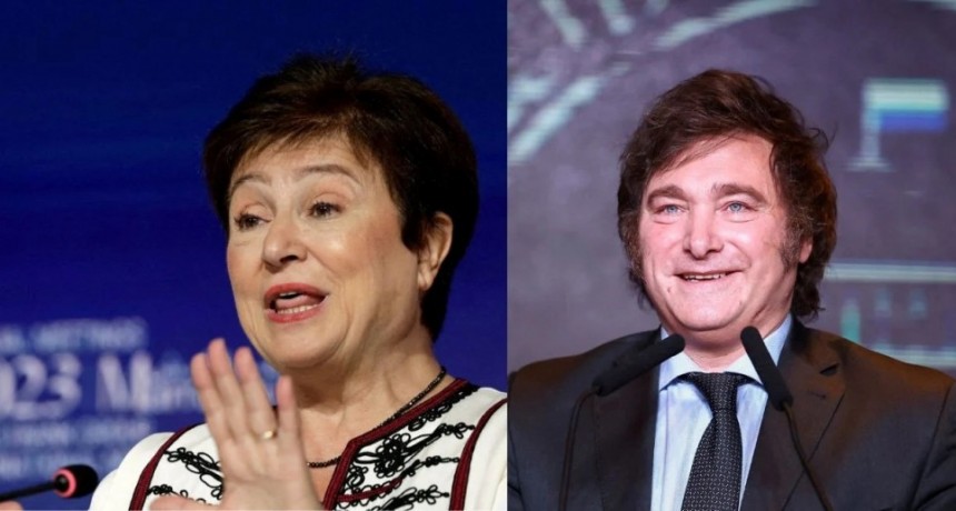 Milei habló con Georgieva y dijo que el FMI se mostró 