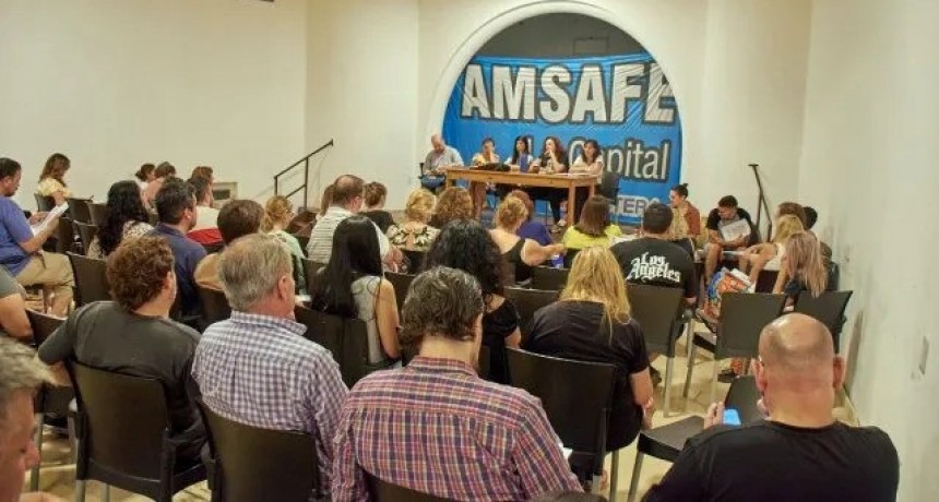 Paritaria docente: cuáles son las mociones entre las que decidirá Amsafé La Capital 