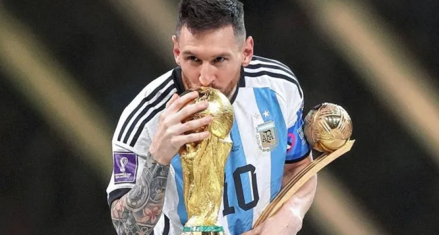 Messi se llevó el premio al mejor jugador del Mundial 