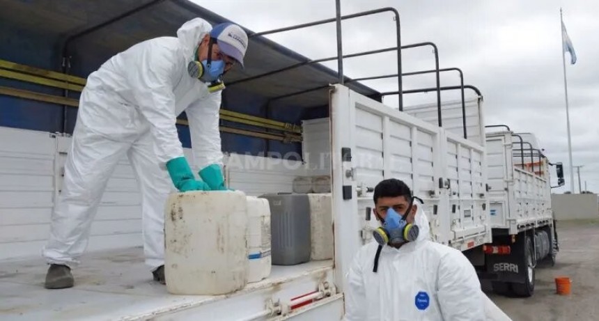 Pilar fue escenario de otra jornada itinerante de recepción de envases vacíos