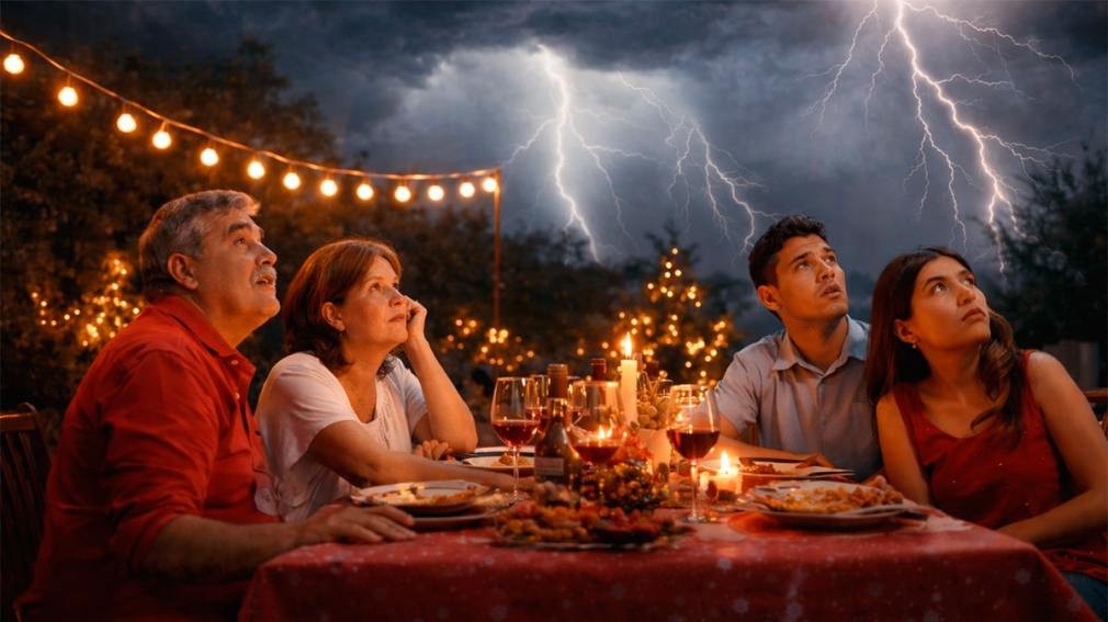 ¿Mesa adentro o mesa afuera? El tiempo pone en duda la Nochebuena en Santiago del Estero