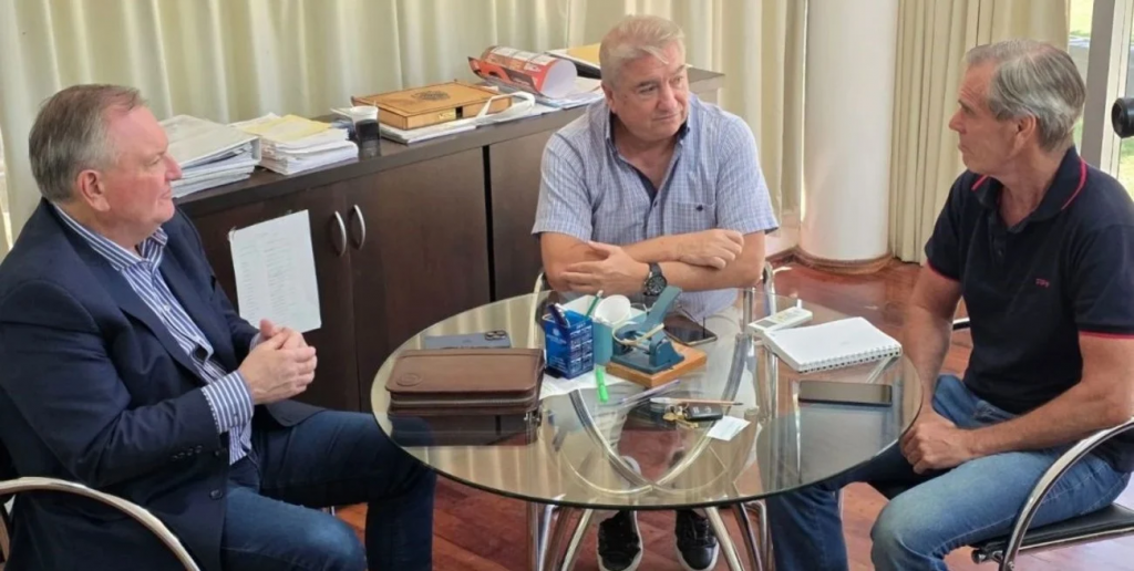 Michlig se reunió con autoridades de la DPV por obras viales en San Cristóbal