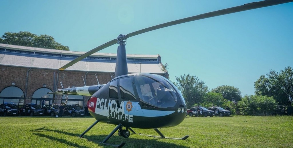 Presentaron el flamante helicóptero de la policía santafesina: las principales características