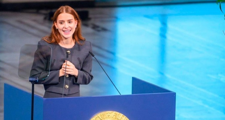 "Venezuela volver&aacute; a respirar": el discurso completo de Mar&iacute;a Corina Machado le&iacute;do por su hija al recibir el Nobel de la Paz