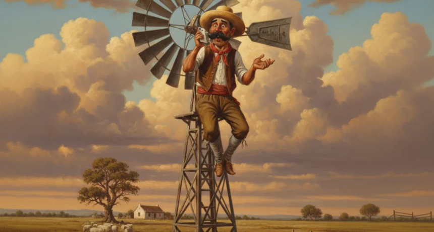 Gauchos, drones y celulares: el dise&ntilde;o de un almanaque que reimagina a Molina Campos